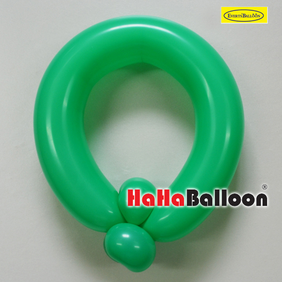 长条魔术气球160标准绿色100个/包