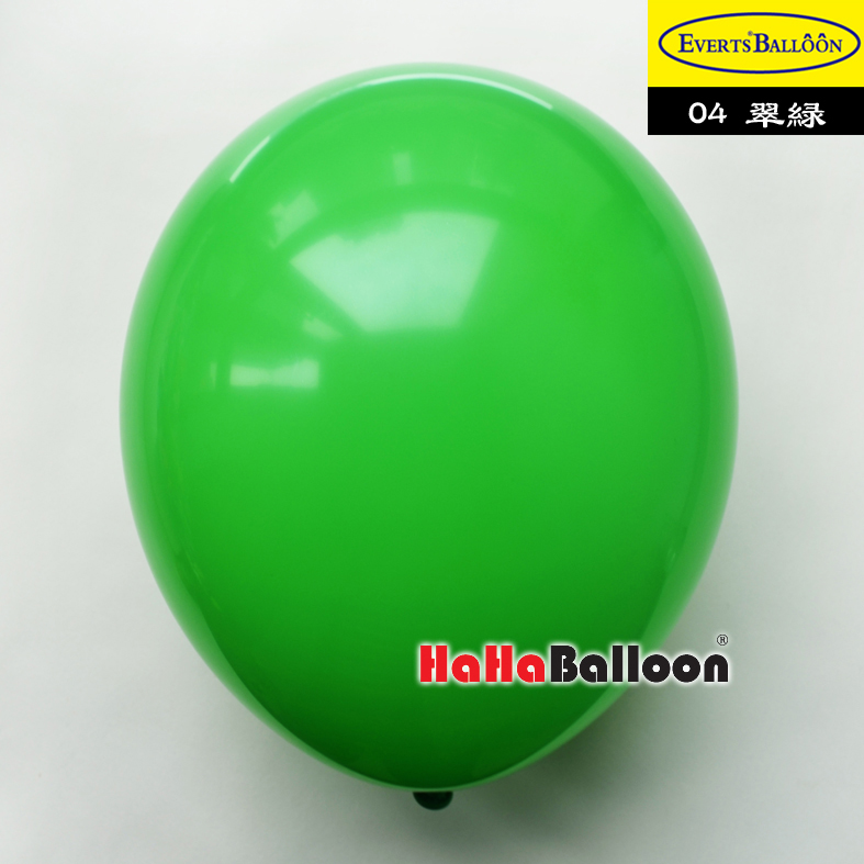 圆形气球12寸标准翠绿色100个/包