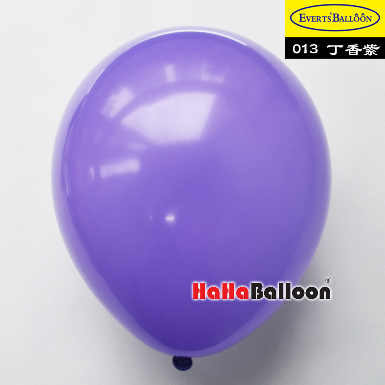 圆形气球5寸标准丁香紫色100个/包