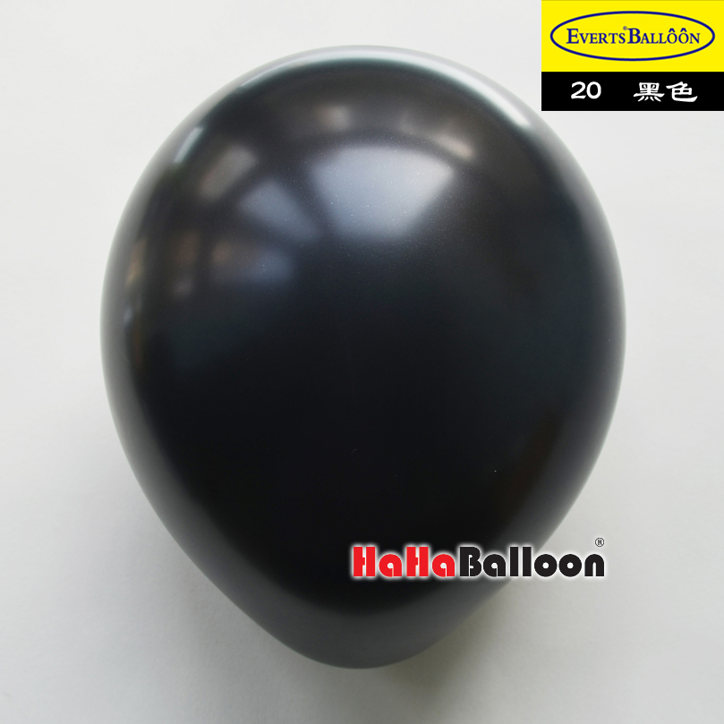 圆形气球5寸标准黑色100个/包
