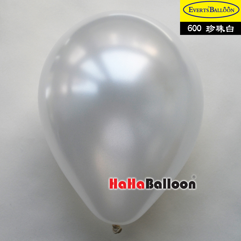 圆形气球10寸珠光白色100个/包