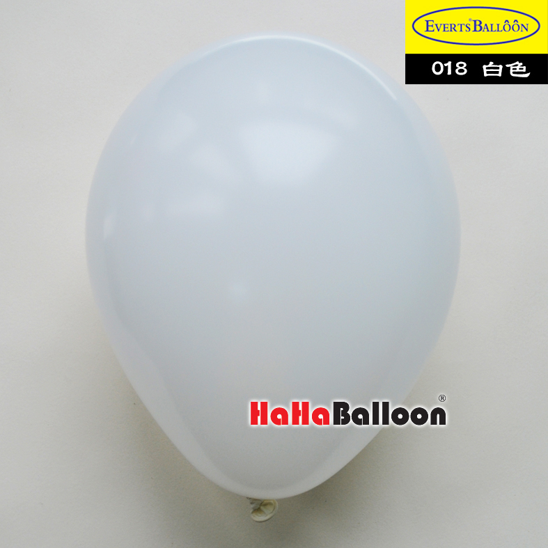 圆形气球16寸标准白色50个/包