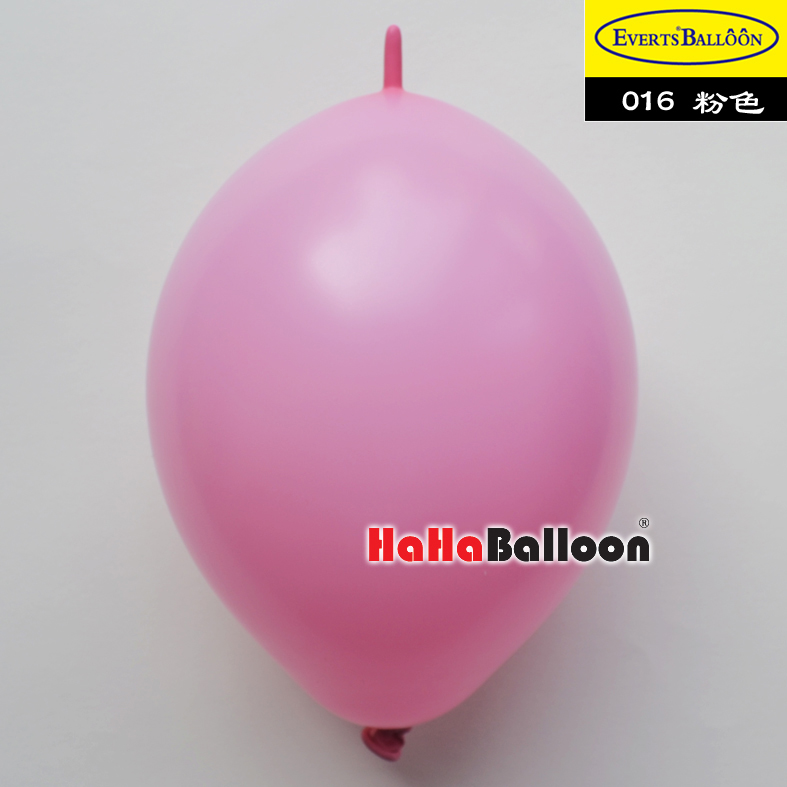 针尾巴气球6寸标准粉色100个/包