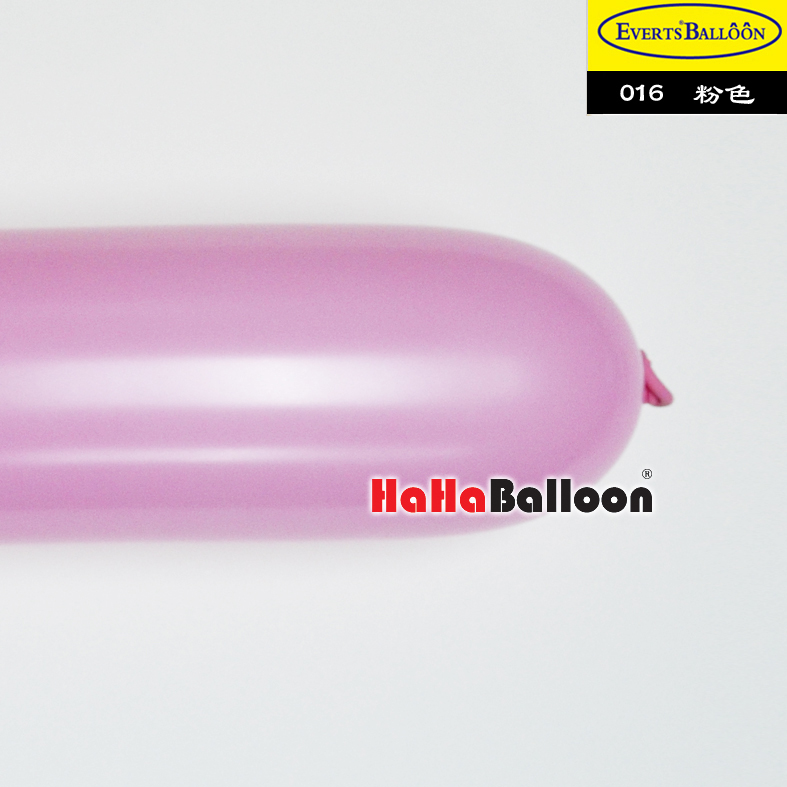 长条魔术气球360粉色100个/包