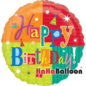 美国Anagram进口铝箔铝膜气球18寸有趣的生日