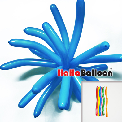 长条魔术气球230标准蓝色100个/包