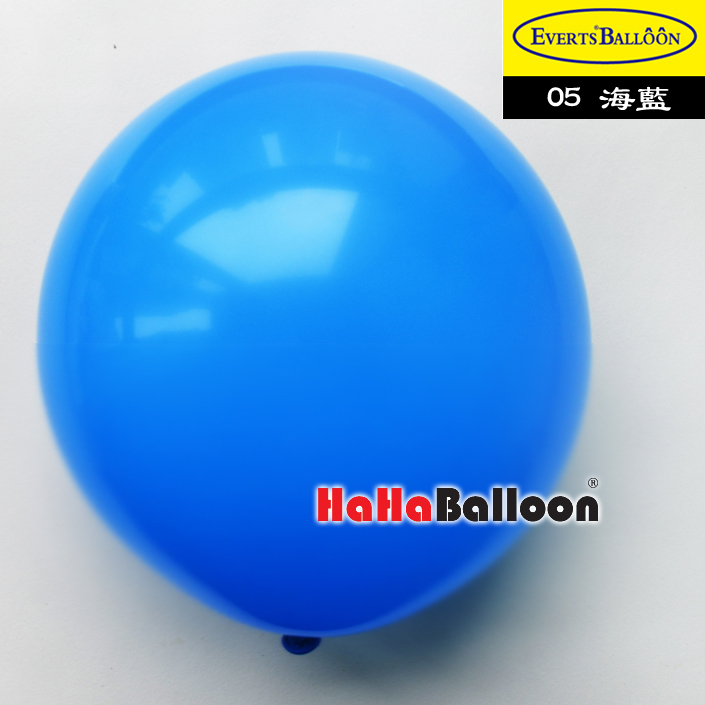 圆形气球36寸标准海蓝色1个