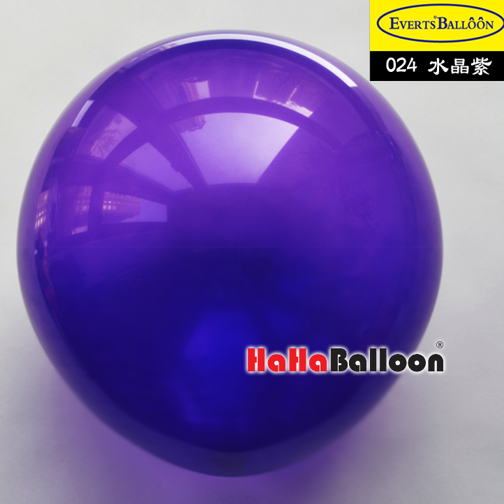圆形气球36寸水晶紫色1个