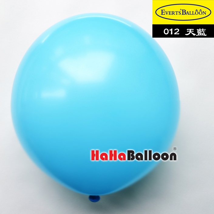 圆形气球36寸标准天蓝色1个