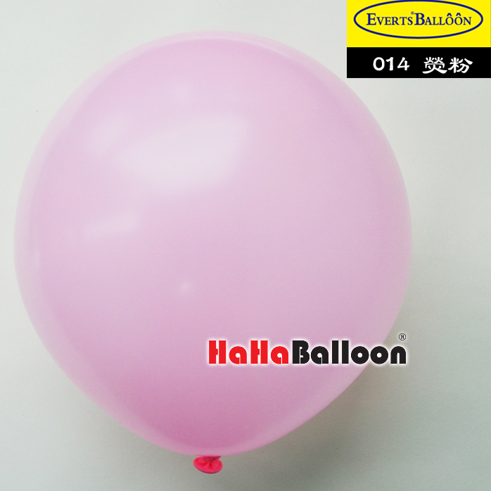 圆形气球36寸标准荧粉/粉红色1个