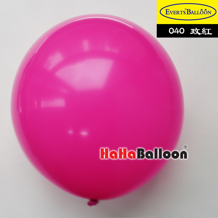 圆形气球36寸标准玫红色1个