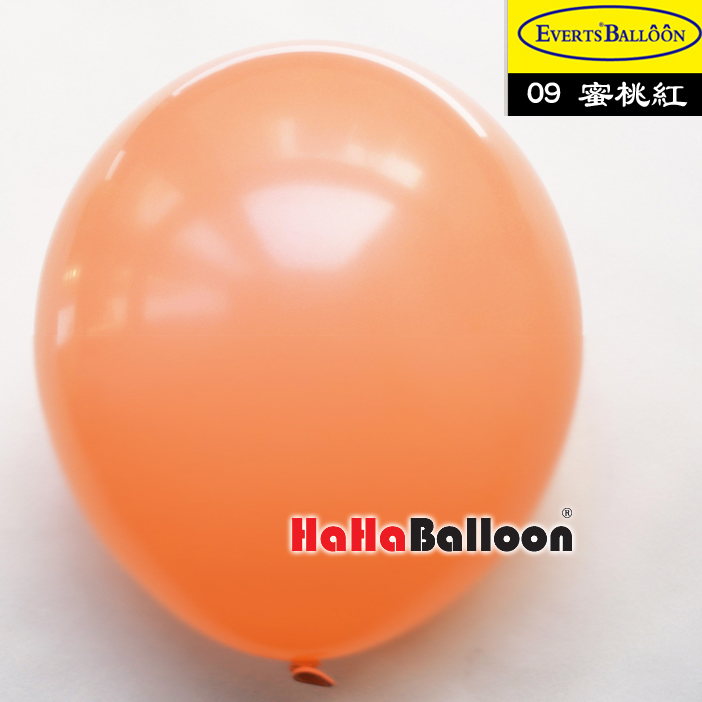 圆形气球36寸标准蜜桃红色1个