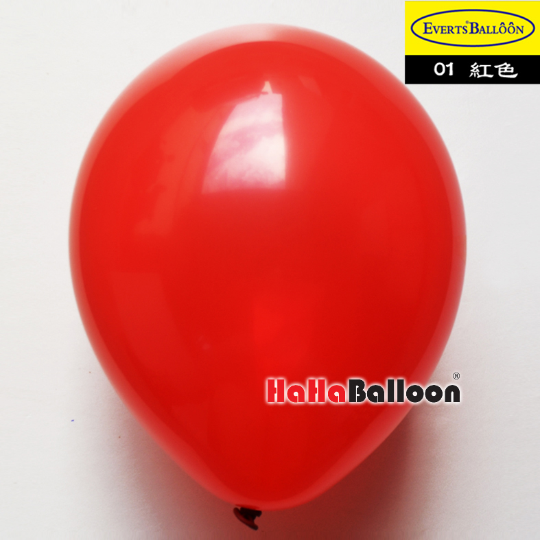 圆形气球10寸标准红色100个/包