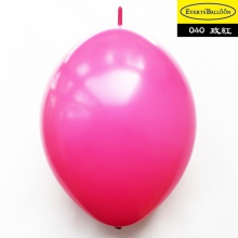 针尾巴气球12寸标准玫红色100个/包