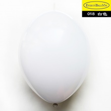 针尾巴气球12寸标准白色100个/包