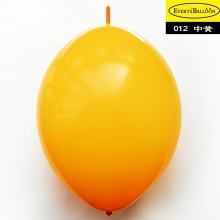 针尾巴气球12寸标准中黄/柠檬黄色100个/包