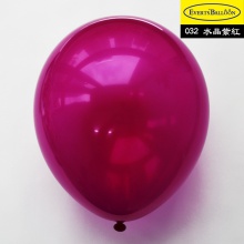 圆形气球16寸水晶紫红色50个/包