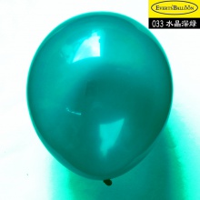 圆形气球5寸水晶深绿色100个/包