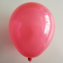 圆形气球5寸标准西瓜红色100个/包