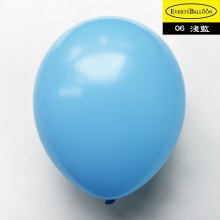 圆形气球24寸标准浅蓝色1个