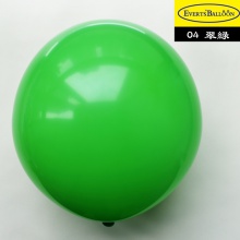 圆形气球24寸标准翠绿色1个