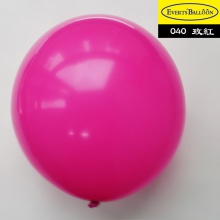 圆形气球24寸标准玫红色1个