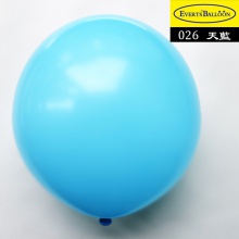 圆形气球24寸标准天蓝色1个