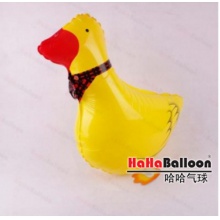 铝箔铝膜气球行走动物黄鸭