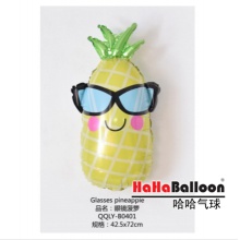 铝箔铝膜气球大号眼镜菠萝水果