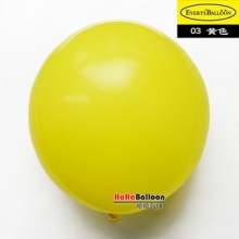 圆形气球36寸标准黄色1个