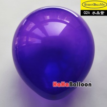 圆形气球16寸水晶紫色50个/包