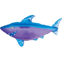 美国Anagram进口铝箔铝膜气球大号鲨鱼