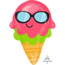 美国Anagram进口铝箔铝膜气球21寸墨镜冰淇淋甜筒