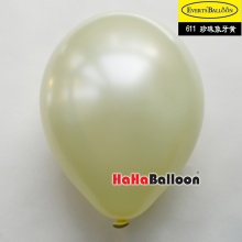 圆形气球10寸珠光象牙色100个/包