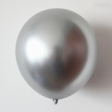闪亮金属气球12寸铬银色50个/包