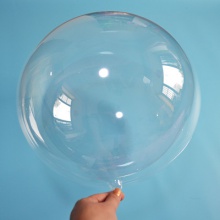 宽口径玫瑰花专用大口径透明波波球耐久球正圆形22寸45厘米