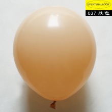 圆形气球12寸标准皮肤色100个/包
