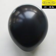 圆形气球16寸标准黑色1个